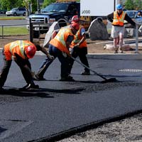 asphalte stationnement commercial